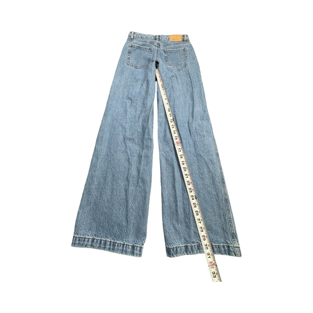 PacSun Jeans Womens 24 Blue Casey Low Rise Baggy Wide Leg Light Wash Denim - Picture 6 of 13
